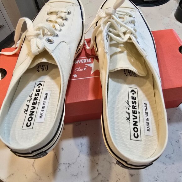 Converse Chuck 70 Mule Beige White Mens Slip On Casual Shoes 172592C SIZE 11 - Picture 5 of 12